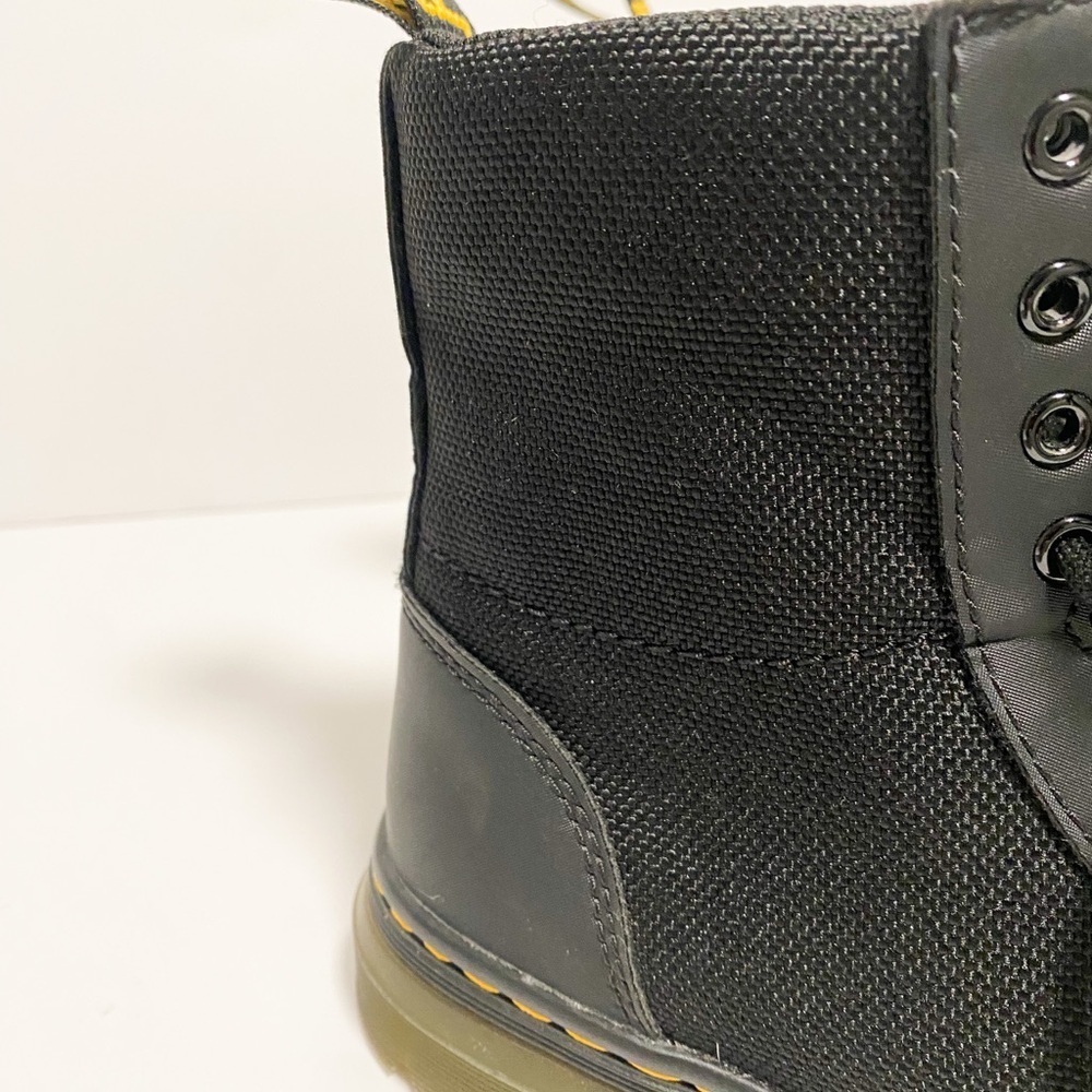 DR MARTENS BLACK COMBS J BLACK LACE UP & ZIPPER ANKLE BOOTS SIZE Little kid 2 - Picture 6 of 11